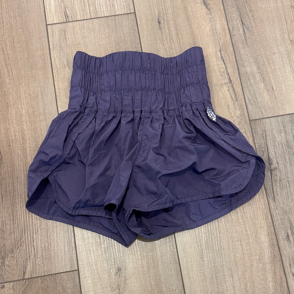 FP Movement by Free People High-Waisted Deep Purple Shorts